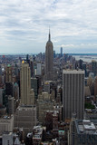 Fototapeta  - Aerial view of lower Manhattan