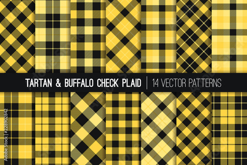 photo Yellow And Black Plaid Fabric https stock adobe com images yellow and black tartan and buffalo check plaid vector patterns trendy 90s style fashion textile prints traditional scottish checkered fabric textures repeating pattern tile swatches included 228902842 start checkout 1 content id 228902842