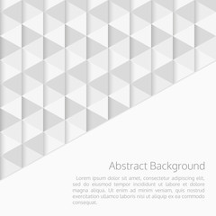 Wall Mural - abstract geometric pattern. triangular texture with space for text. triangle background. template fo