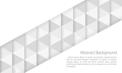 Canvas Print - abstract geometric pattern. triangular texture with space for text. triangle background. template fo