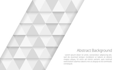 Canvas Print - abstract geometric pattern. triangular texture with space for text. triangle background. template fo
