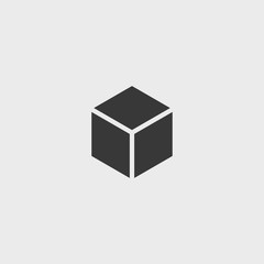 Aufkleber - Vector cube icon. Logo for your design.