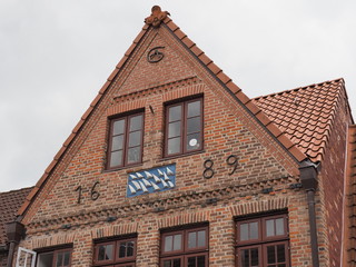 Wall Mural - Stadt Friedrichstadt - liegt zwischen den Flüssen Eider und Treene im Kreis Nordfriesland in Schleswig-Holstein 
