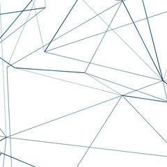 Poster - Technology connect abstract lines background