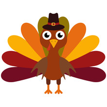 Vector Illustration Of A Thanksgiving Turkey