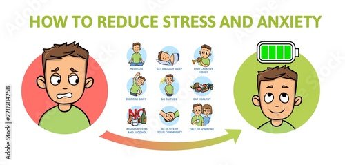 Fotografía Stress and anxiety prevention