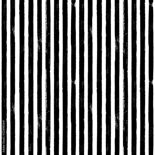 Black and white ink striped...