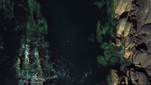 The Stone Islands In Ireland, Aerial View In Summer