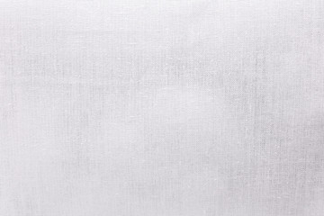 Wall Mural - White ecology fabric texture background. Blank canvas textile material or calico cloth.