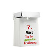 © stockpics - Abreißkalender mit dem Feier- bzw. Aktionstag: 'Tag der gesunden Ernährung - 7. März'