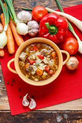 Wall Mural - Goulash soup dish