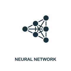 Wall Mural - neural network icon. premium style design from artificial intelligence icon collection. ui and ux. p