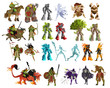 © matiasdelcarmine - rpg videogame characters enemies