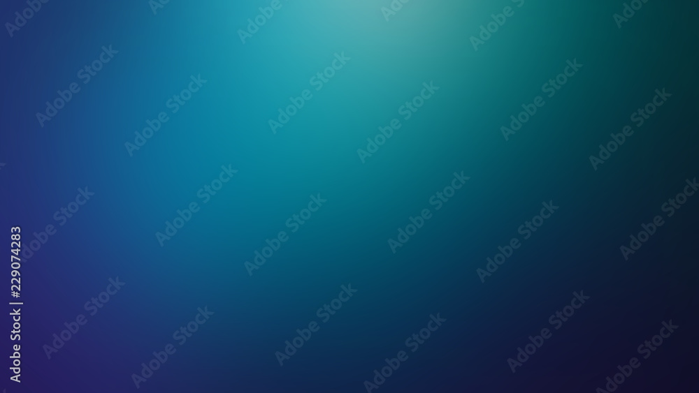 Blue Defocused Blurred Motion Abstract Background, Widescreen - obrazy, fototapety, plakaty 
