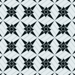 High contrast elegant modern geometric pattern for creative surface designs, textiles, fabrics, backgrounds, templates and posters