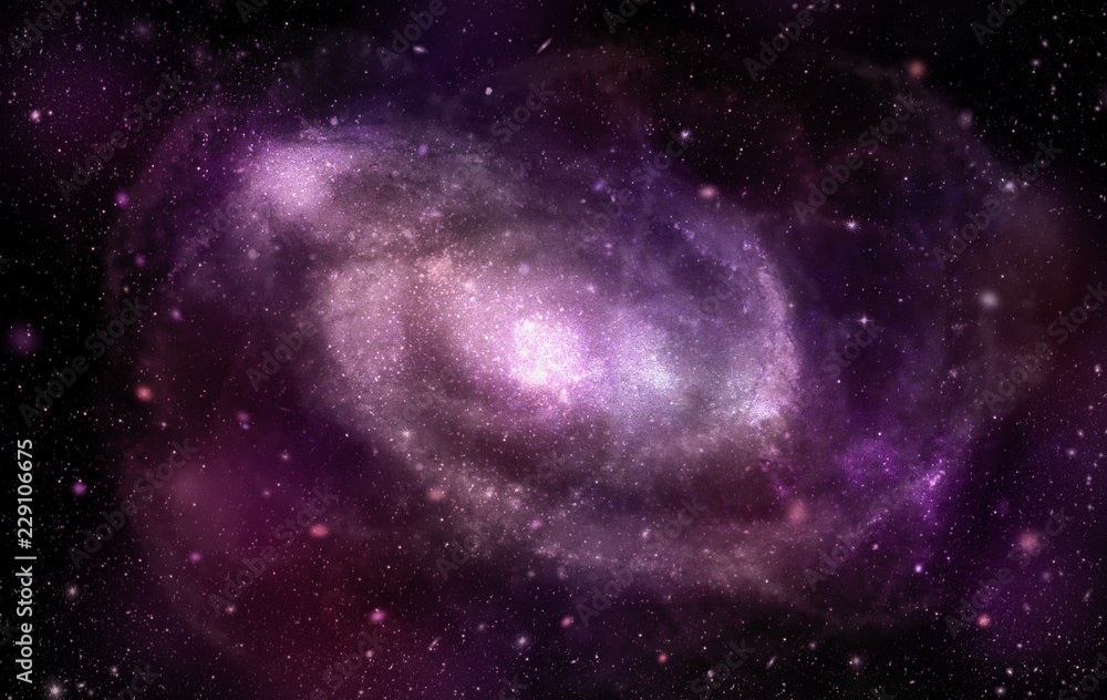 A space of the galaxy ,atmosphere with stars at dark background - obrazy, fototapety, plakaty 