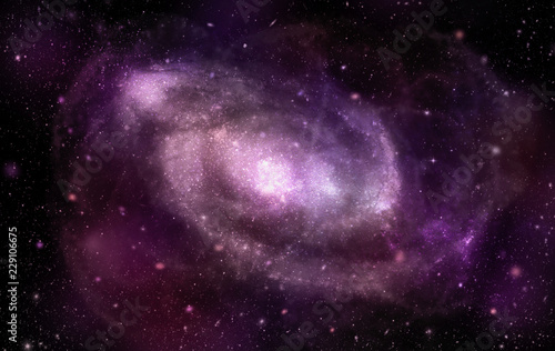 A space of the galaxy ,atmosphere with stars at dark background Fototapeta