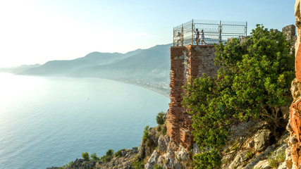 Beautiful view of ancient fortress 