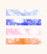 © Rawpixel.com - Rectangular shaped watercolor backgrounds vector