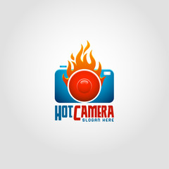 Wall Mural - Hot Camera - Photography Logo