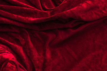 red velvet textile