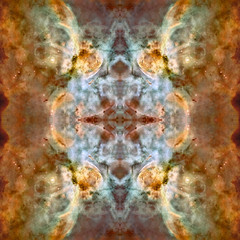 Wall Mural - universe simmetric background. elements of this image furnished by nasa.