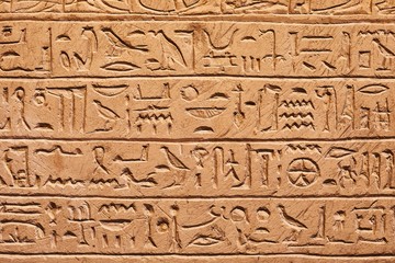 Wall Mural - Ancient Hieroglyphic Script