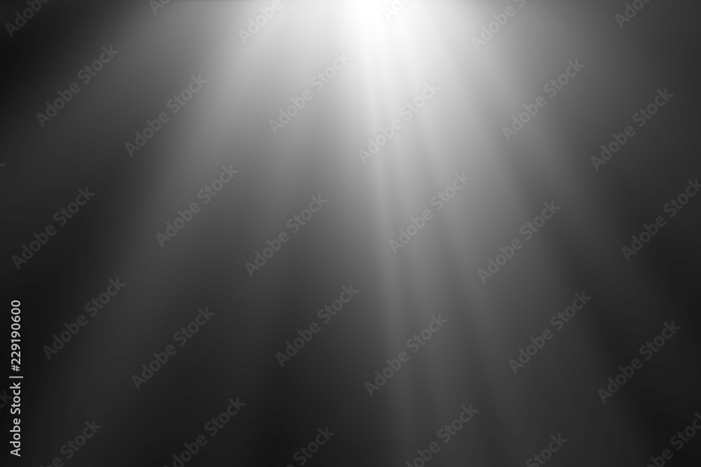 abstract beautiful beams of light, rays of light screen overlay on black background. - obrazy, fototapety, plakaty 
