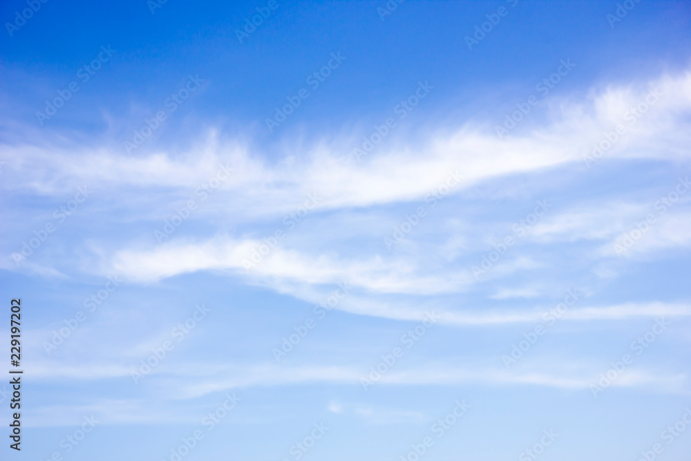 clouds sky in the blue sky background. - obrazy, fototapety, plakaty 