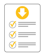 Wall Mural - online survey on the tablet