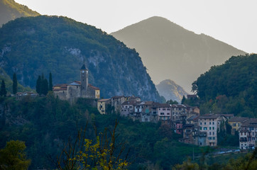 Canvas Print - Lantosque vallée Vésubie