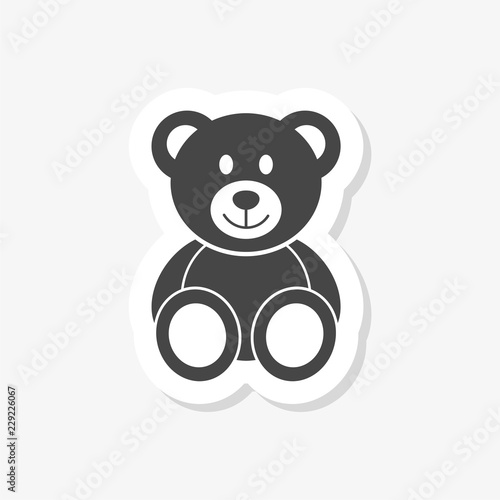 teddy bear decal