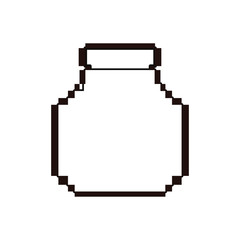 Wall Mural - pixel video game bottle potion