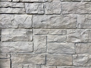 faux stone wall