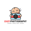 BABY PHOTOGRAPHY smile camera logo