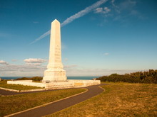 Wartime Statue Cenotaph Isle Of Portland Dorset South Coast Blue Sky Clouds Soldiers World War