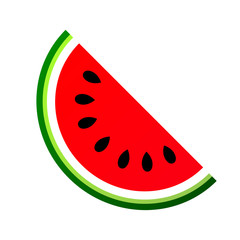 Wall Mural - watermelon icon