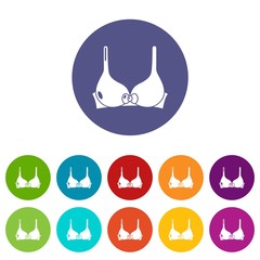 Wall Mural - Brassiere icon. Simple illustration of brassiere vector icon for web