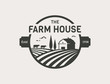 © RainLedy - Farm House vector logo.