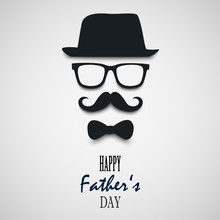 Beautiful Wish For Fathers Day Template
