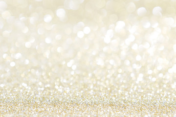 Wall Mural - abstract background gold light bokeh christmas holiday