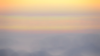 Blurred Sunrise Background, Early Morning Light, The Natural Lighting Phenomena.