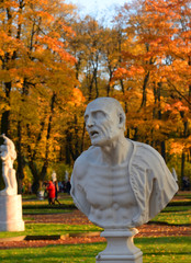 Wall Mural - Statue of ancient Roman philosopher Seneca.