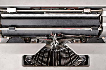 A vintage typewriter