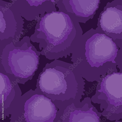Abstract violet ink dots se...