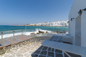 Wall Mural - Naoussa village and harbor - Aegean Sea - Paros Cyclades island - Greece