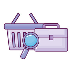 Sticker - shopping basket design