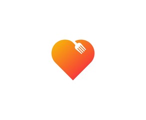 Poster - Heart fork logo