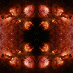 Wall Mural - universe simmetric background. elements of this image furnished by nasa.