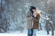 © Tijana - Two young people enjoying in the snow